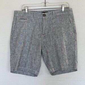 14th and Union Blue Linen Blend Chino Shorts Men's Size 34‎ Casual Preppy